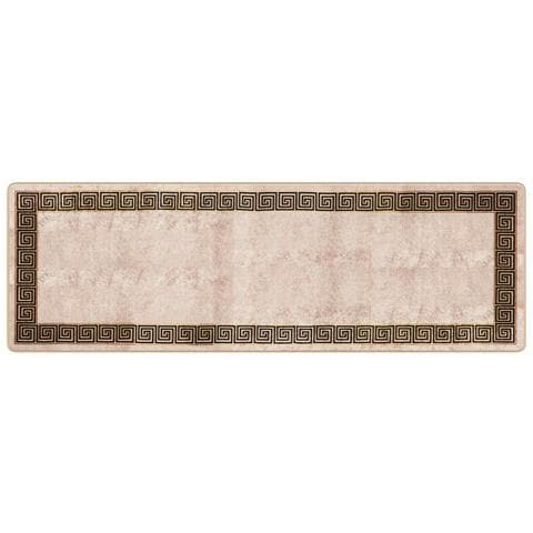 Runner Tappeto MARSA Nero 80 x 250 cm Poliestere e PVC - Foto 1
