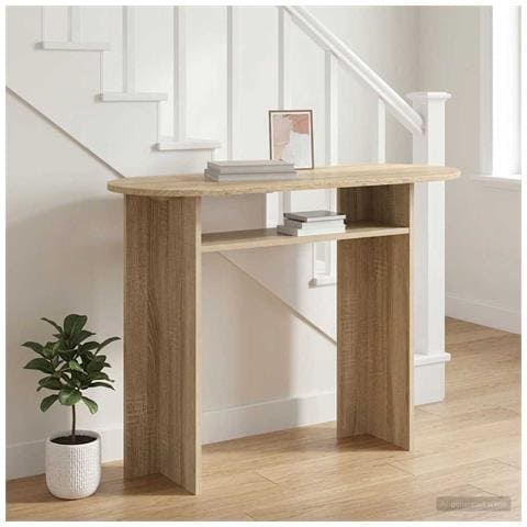 Tavolo consolle Rovere Sonoma 100 x 39,5 x 75 cm - Foto 2