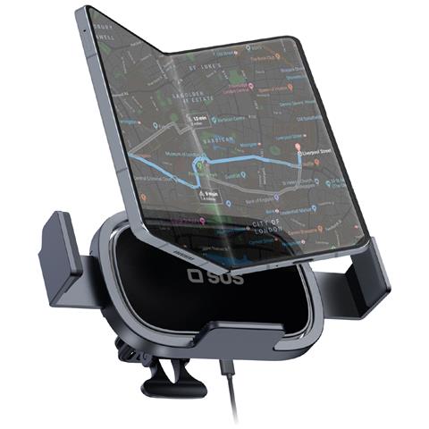 TESUPWIR15FOLD supporto per personal communication Supporto attivo Telefono cellulare /smartphone Nero - Foto 1