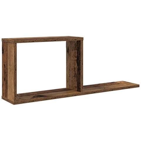 Scaffali flottanti Legno antico 80 x 15 x 30 cm - Foto 1