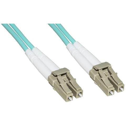 Cavo Fibra Ottica Lc A Lc Multimode Duplex Om3 50/125 Mt. 5 - Foto 1