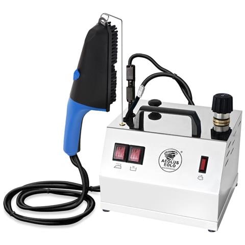 Spazzola A Vapore Professionale Con Caldaia In Rame A Risparmio Energetico E Resistenza Esterna Anticalcare Ricarica Semicontinua Sistema Stirante Corazza In Acciaio Inox Soluzione Per Lo Stiro In Verticale Con Vapore Secco Gvs2 Inox - Foto 1