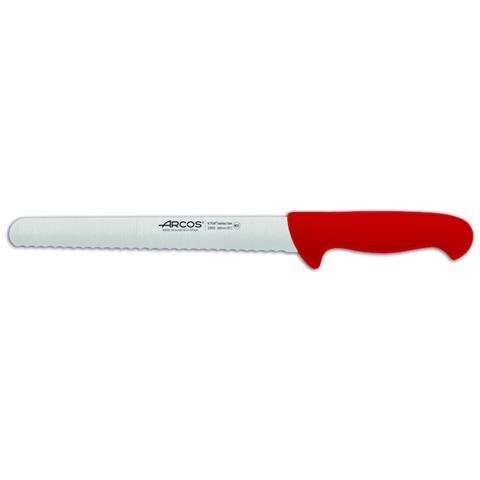 Serie 2900 - Coltello da Pasticceria - Lama Acciaio Inossidabile Nitrum 250 Mm - Manico Polipropilene Colore Rosso - Foto 1