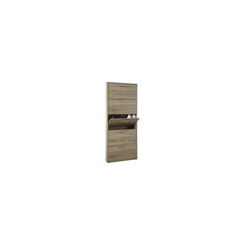 Scarpiera 5 Ribalte Singole Linea 'lamia' - Cm. 15 X 65 X H. 164 - Rovere - Foto 3