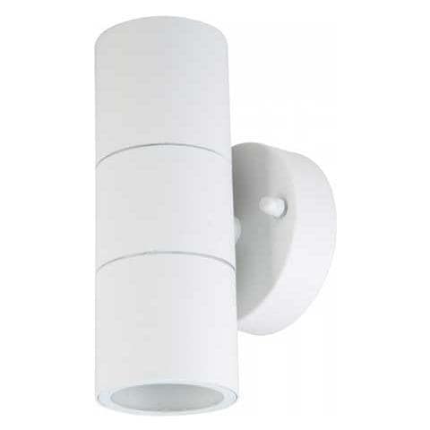 V-tac Vt-7662 Portalampada Wall Light Da Muro Acciaio Inossidabile Rotondo Alluminio Bianco 2xgu10 Ip44 - Sku 7570 - Foto 1