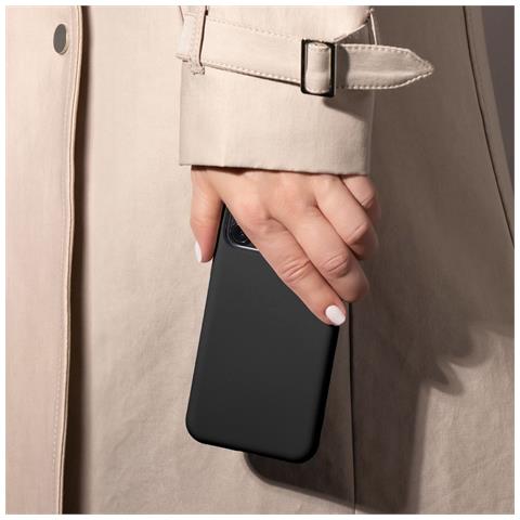 Custodia Compatibile Con Apple Iphone 11 Pro 5.8 In Liquid Nero - Coperchio Protettivo In Silicone Tpu Flessibile - Foto 11