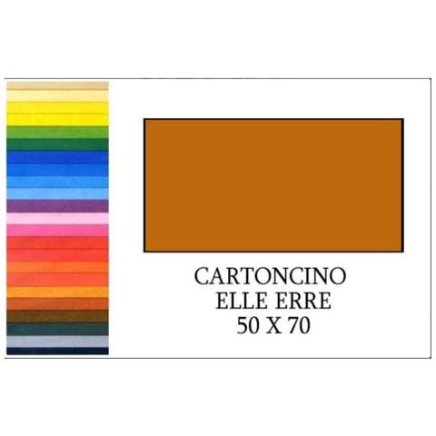 Confezione Di 20 Fogli Cartoncino 50x70 Terra Bruciata - Foto 1