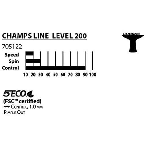 Donic-schildkrt Champs Linea 200 Table Tennis Bat Brufoli Fuori Spugna 10 Millimetri 705.122 - Foto 2