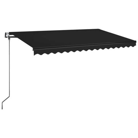 Tenda Automatica con Sensore Vento e LED 450x350 cm Antracite - Foto 1