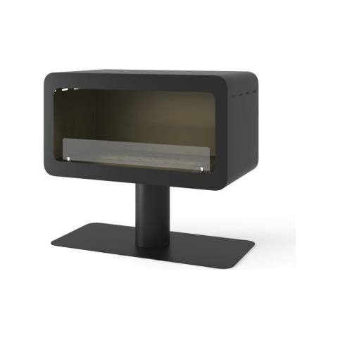 Inecco - Biocamino Da Pavimento Freestanding, Colori Vari - Nero - Foto 1