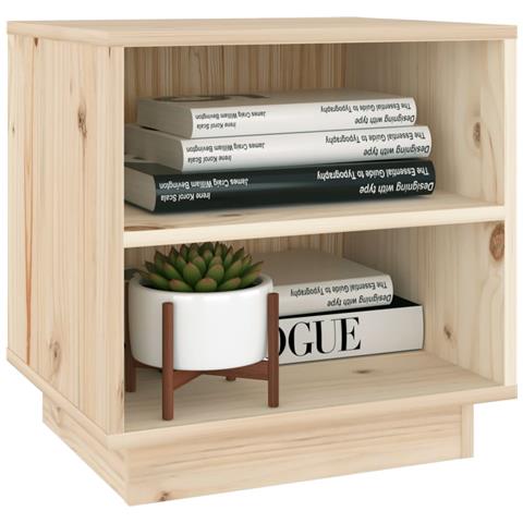 Comodini 2 Pz 40x34x40 Cm In Legno Massello Di Pino - Foto 8