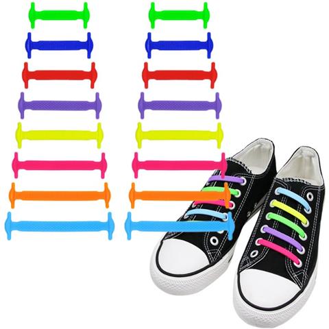 Lacci Elastici Senza Allacciatura Multicolor - Foto 1