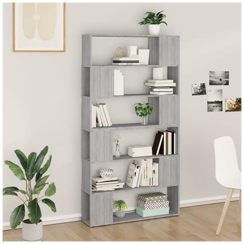 Libreria /divisorio Grigio Sonoma 100x24x188 Cm - Foto 4