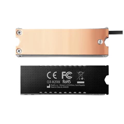 CLR-M2FAN sistema di raffreddamento per computer Unità allo stato solido Dissipatore di calore /Radiatore Grigio 1 pz - Foto 3