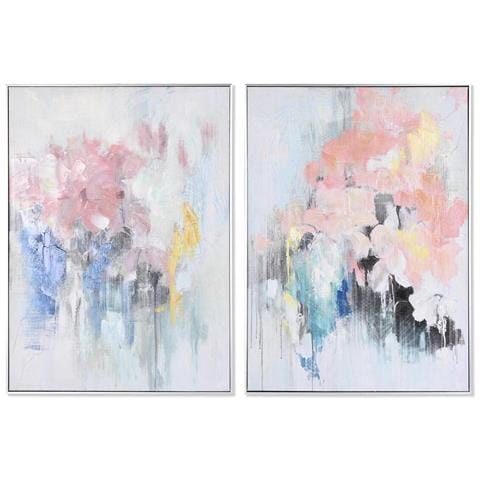 Quadro 60 X 3,5 X 80 Cm Astratto 60 X 3 X 80 Cm Città (2 Unità) - Foto 1