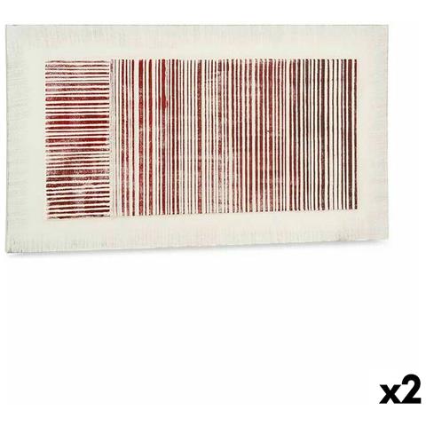 Tela Righe Con Rilievo (110 X 60 X 2,5 Cm) (2 Unità) - Foto 1