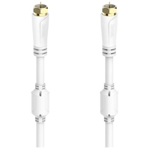 00205252 cavo coassiale 3 m F Bianco - Foto 1