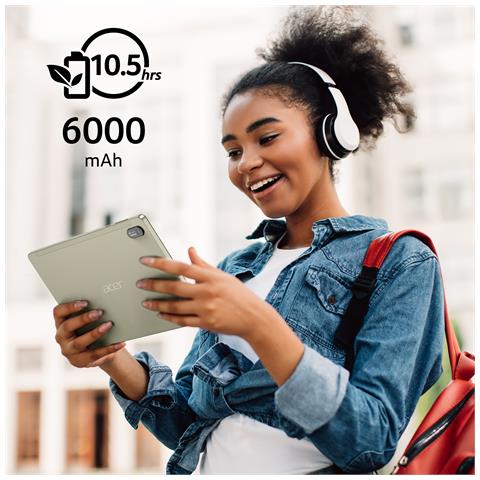 Iconia P10-11-K7H7 MediaTek Kompanio 64 GB 26,4 cm (10.4") 4 GB Wi-Fi 5 (802.11ac) Android 12 Grigio - Foto 2