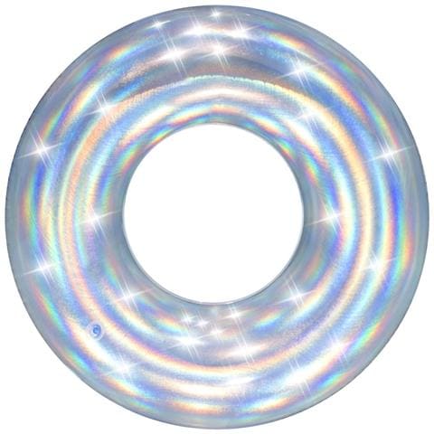 Salvagente Ciambella Gonfiabile Per Adulto Iridescente Scintillante Bestway 36240 - Foto 1