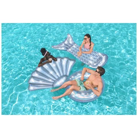 Salvagente Ciambella Gonfiabile Per Adulto Iridescente Scintillante Bestway 36240 - Foto 8