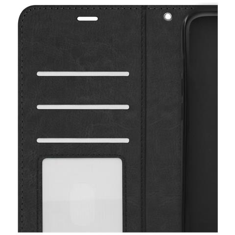 Custodia Per Iphone 15 Pro Portafoglio Funzione Supporto E Cordino, Nero - Foto 5