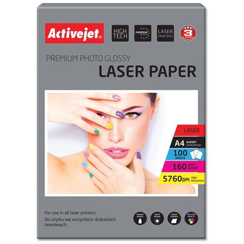 AP4-160G100L carta fotografica A4 Bianco Lucida - Foto 1