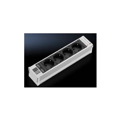 DK 7856.090 prolunghe e multiple 4 presa (e) AC Interno Nero, Grigio - Foto 1