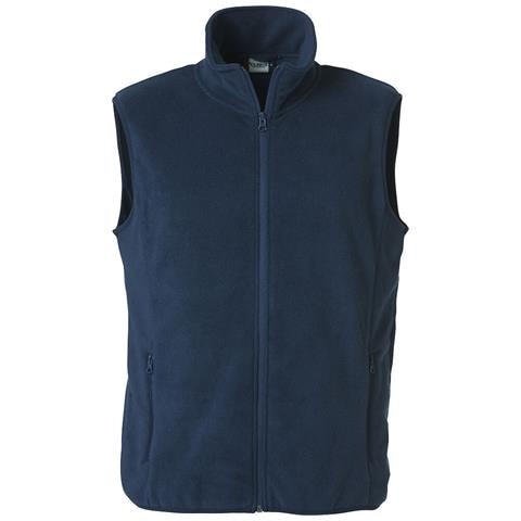 Basic Polar Fleece Vest Blu Scuro 4xl - Foto 1