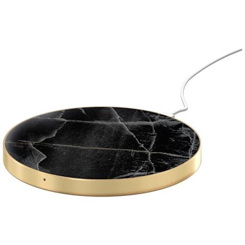 Caricatore Wireless Qi Per Smartphone /airpods 10w Thunder Marble, Nero - Foto 2