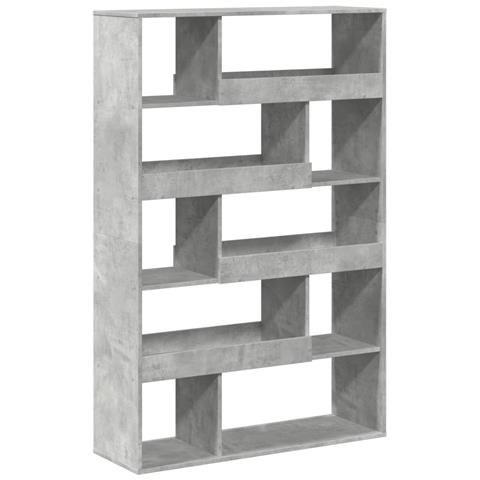 Libreria Grigio Cemento 100x33x156,5 Cm In Truciolato - Foto 2