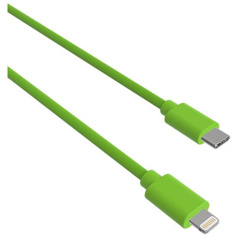 Cavo Da Lightning A Usb-c Pd 3a Per Ricarica E Sincronizzazione Pop Collection 1,5 M, Verde - Foto 2