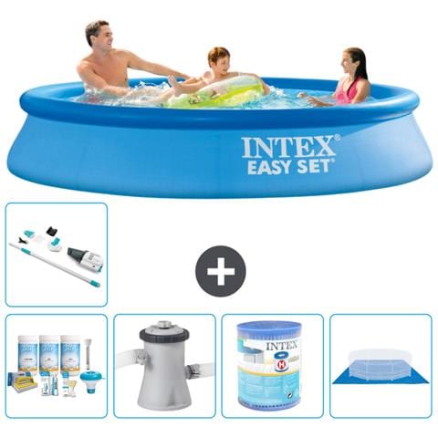 Piscina Fuori Terra - In Giro - 305x61 Cm - Blu - Include Accessori Coordinati A494 - Foto 1