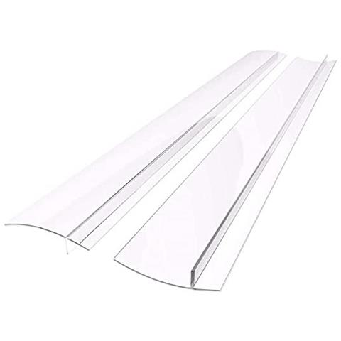 Striscia Trasparente Per Fornelli - Mantieni Pulito Tra Fornelli E Piano Di Lavoro Della Cucina, 61,5 Cm 1-pack - Foto 2