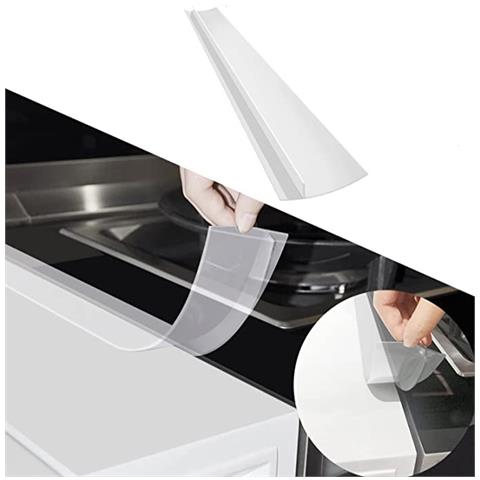 Striscia Trasparente Per Fornelli - Mantieni Pulito Tra Fornelli E Piano Di Lavoro Della Cucina, 61,5 Cm 1-pack - Foto 1