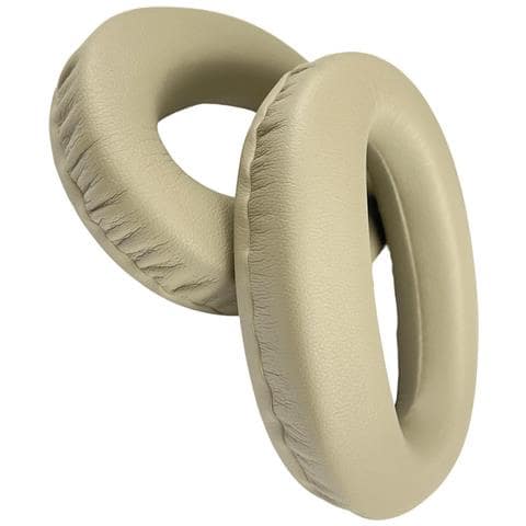 2 Cuscinetti Auricolari Di Ricambio In Pelle Proteica Compatibili Con Cuffie Sony Wh-1000xm2 E Mdr-1000x - Oro - Foto 2