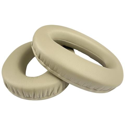 2 Cuscinetti Auricolari Di Ricambio In Pelle Proteica Compatibili Con Cuffie Sony Wh-1000xm2 E Mdr-1000x - Oro - Foto 1