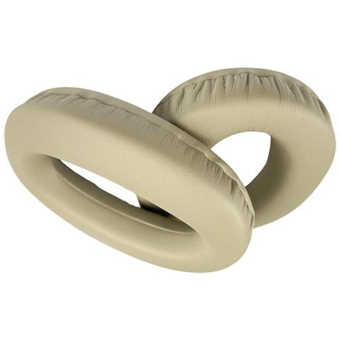 2 Cuscinetti Auricolari Di Ricambio In Pelle Proteica Compatibili Con Cuffie Sony Wh-1000xm2 E Mdr-1000x - Oro - Foto 4