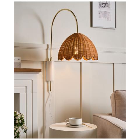 Applique Valukkai Rattan Naturale - Foto 1