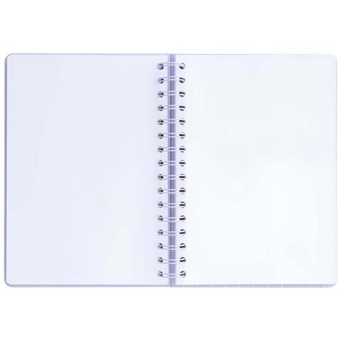 Blocco Note A5 180 Pagine Con Spirale Metallica Momenti Della Collezione, Viola - Foto 5