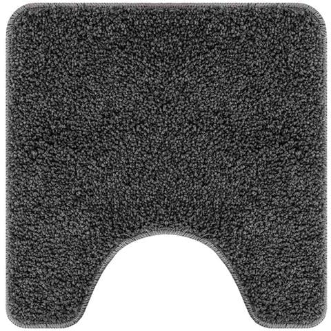 Tappeto da bagno Grigio scuro 50 x 50 cm Polipropilene - Foto 1