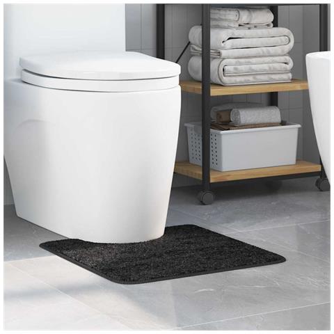 Tappeto da bagno Grigio scuro 50 x 50 cm Polipropilene - Foto 2