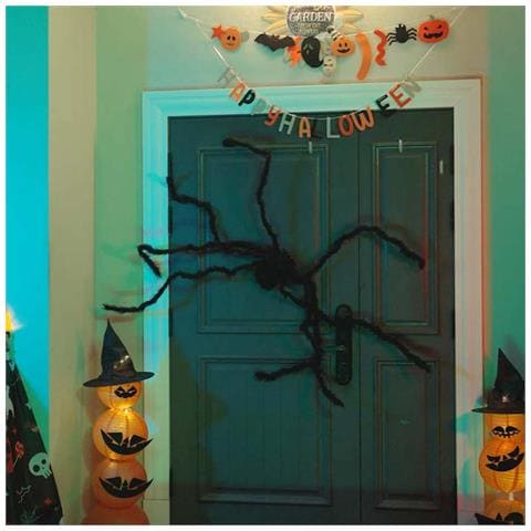 Decorazione Ragno di Halloween Regolabile 3 pcs Nero 150 cm - Foto 2