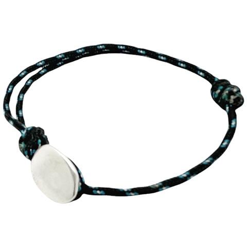 Bracciale Sottile Con Bottone In Paracord Marino - Foto 2