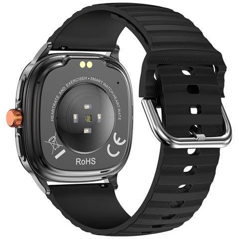 Smartwatch Multifunzionale Con Schermo Amoled, Chiamata Bluetooth E Monitoraggio Della Salute Black - Foto 2