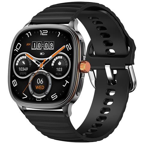 Smartwatch Multifunzionale Con Schermo Amoled, Chiamata Bluetooth E Monitoraggio Della Salute Black - Foto 4
