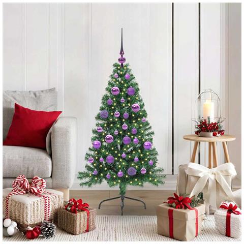 Albero di Natale artificiale con luci integrate Verde 120 cm - Foto 2