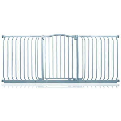 Safetots Cancelletto Di Sicurezza Con Parte Superiore Incurvata, 179cm - 188cm, Grigio Opaco - Foto 1