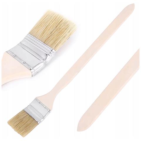 Pennello Per Radiatori 36 Mm - Ergonomico E Preciso | Setole Di Alta Qualità | Per Vernici A Base D'acqua E Solvente - Foto 1