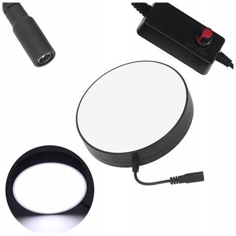 Illuminatore Led Inferiore 135mm Per Microscopio - Luminosità Regolabile Ac230v | Diametro 130mm, 6-10w | Uso In Laboratori E Scuole - Foto 1