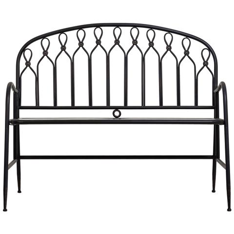 Sgabello In Metallo Nero 118x56x98h - Foto 2